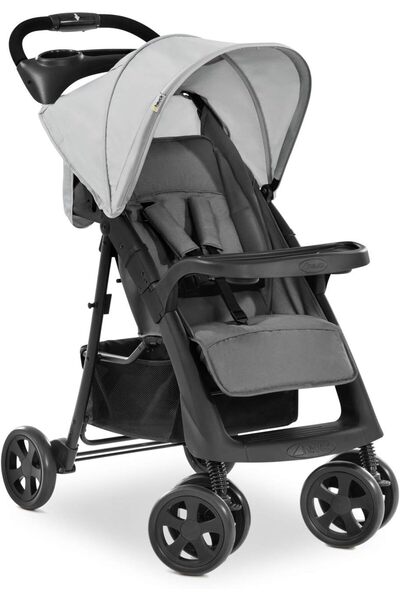 HAUCK Shopper Neo 2 Pushchair, Grey - Lightweight Travel Stroller (only 7.9kg...