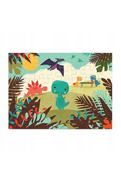 NO BRAND Mudpuppy: puzzle mic T. Rex 48 piese. 3+