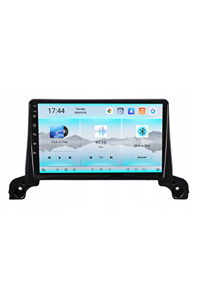 NO BRAND Radio auto cu sistem de navigație cu ecran tactil Android pentru Peu...