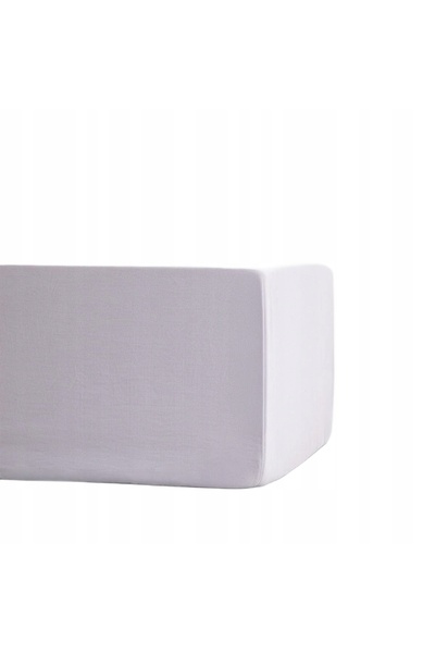 NO BRAND Cearșaf de pat MAISY din microfibră spălată, gri, 200x200 cm HOMLA