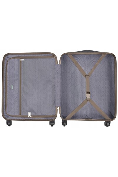 NO BRAND Valiză mică de cabină PUCCINI SAN DIEGO ABS025C 6C, culoare șampanie