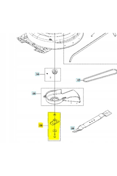 Husqvarna Adaptor de cuțit LC151/S, LB256SP