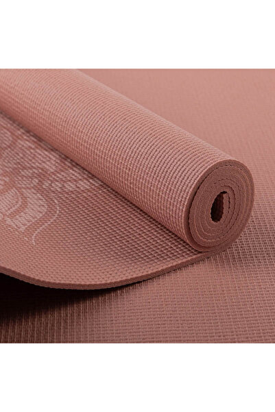 NO BRAND Saltea de yoga Bodhi Leela 4,5 mm – roz, cu mandală, antiderapantă