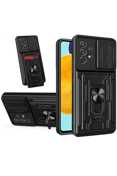 ALOGY Husă Camshield cu inel de susținere și protecție cameră pentru Oppo A57...