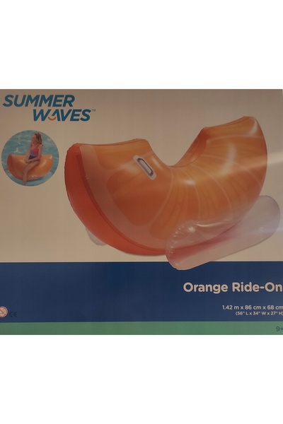 NO BRAND Saltea gonflabilă portocalie pentru piscină, de vară