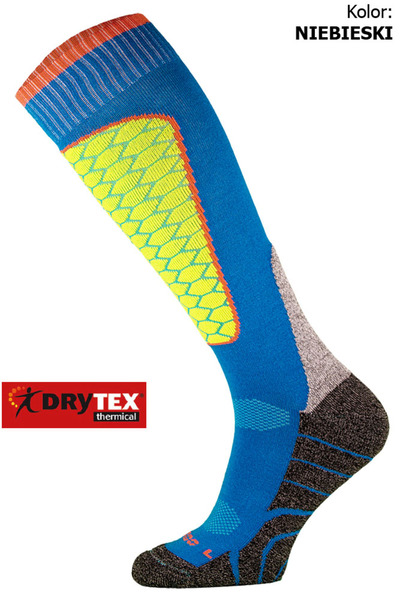 NO BRAND Șosete de schi și snowboard SKI PERFORMANCE SK1 35-38 seledyn