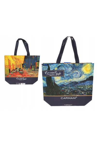 NO BRAND Geantă de prânz - V. Van Gogh, Cafe Terrace + Starry Night (CARMANI)