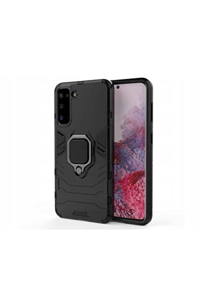 NO BRAND Husă Alogy Stand Ring Armor pentru Samsung Galaxy S21 Plus, neagră