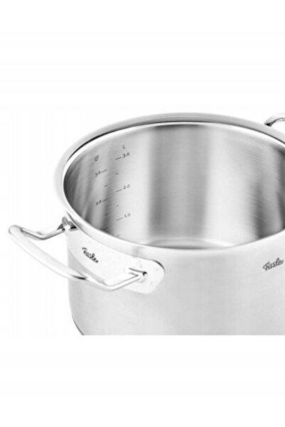 NO BRAND Set de 4 oale cu capace din oțel inoxidabil FISSLER Original Profi K3
