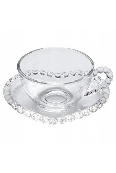 NO BRAND Set de cești de cafea cu farfurioare Love 200 ml Altom Design 6 bucăți