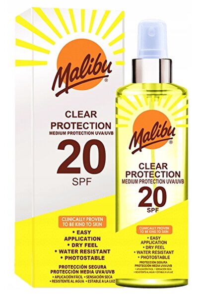 NO BRAND Malibu SPF20 Spray de protecție transparent 250ml + Gel după plajă c...