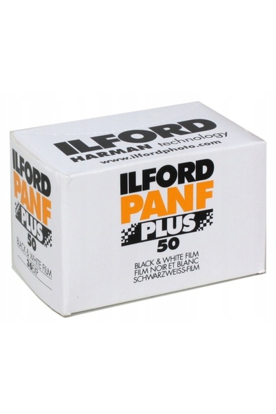 NO BRAND Film alb-negru pe peliculă negativă Ilford PAN F PLUS 135/36, 50 ISO...