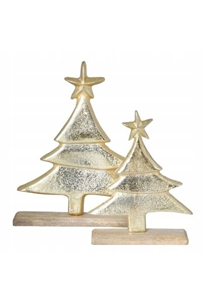 NO BRAND Figurină metalică de Crăciun, decorațiune pentru bradul de Crăciun, ...