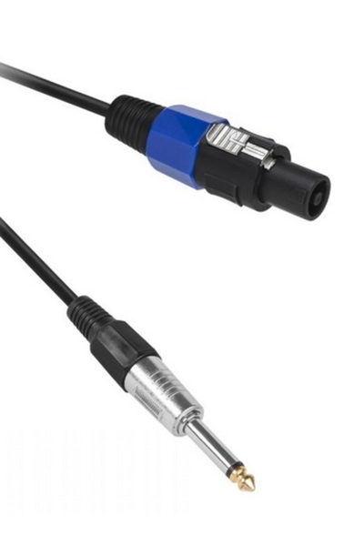 NO BRAND Cablu cu mufă JACK mare 6,3 mono SPEAKON STC 10m (4169)