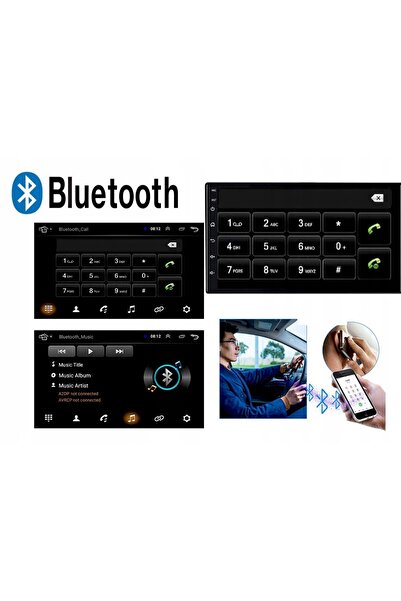 NO BRAND RADIO 2 DIN RDS BLUETOOTH ANDROID AUTO CARPLAY USB 7 CALI 4X50W