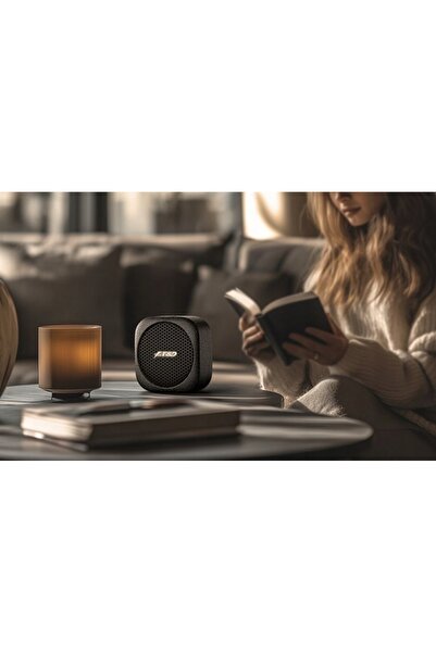 NO BRAND FENDA RW10 mini difuzor fără fir, portabil, Bluetooth, negru, RETRO