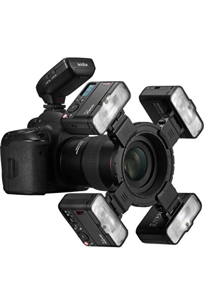 Godox 2x Lampă Flash Filtre Inelare Magnetice MF12 K2 Kit Două Lumini