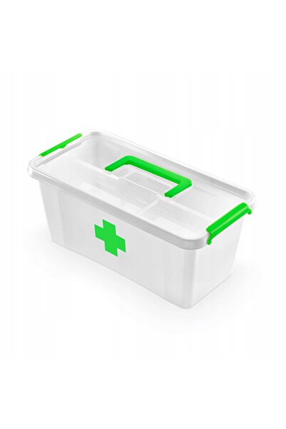 NO BRAND Cutie trusă de prim ajutor pentru medicamente, pastile, recipient 8 L