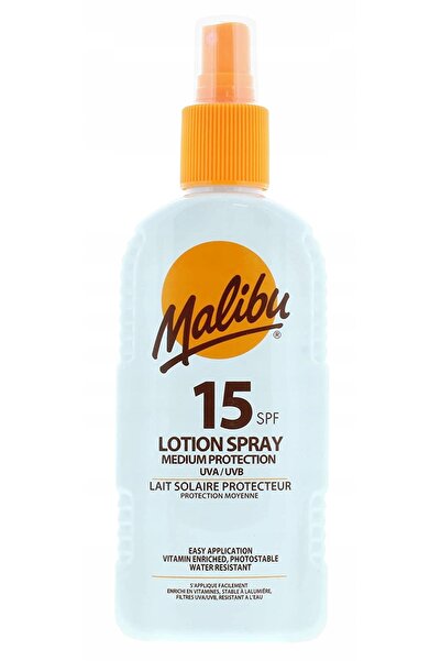 NO BRAND Malibu Spray rezistent la apă SPF15 200ml + Gel după plajă cu Aloe 2...