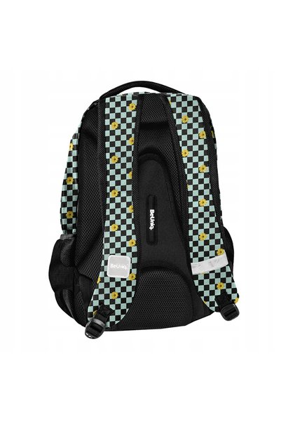 NO BRAND Rucsac școlar pentru fete, cu model în carouri de șah, pentru clasel...