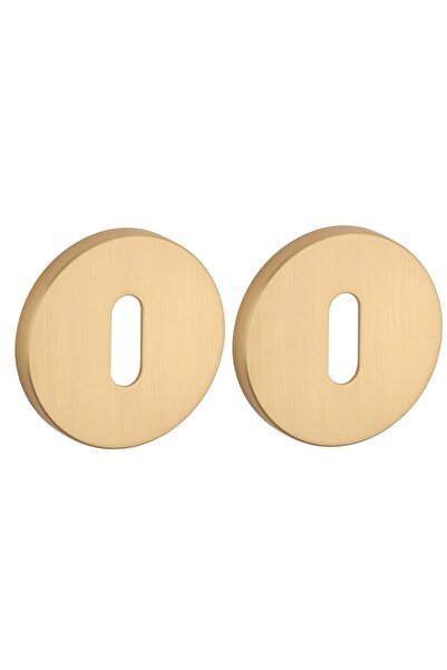 NO BRAND ENGER Rozeta STILE Q SLIM 7MM GOLD SATIN - satin auriu pentru cheie ...