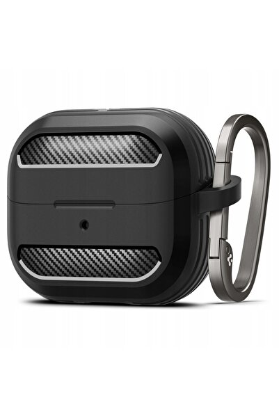 Spigen Carcasă mată cauciucată cu aspect de carbon pentru Galaxy Buds 3 / 3 F...