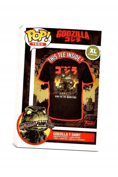 Funko Tricou Godzilla XL, Ediție a 70-a, Cadou, Merchandise Anime Unisex