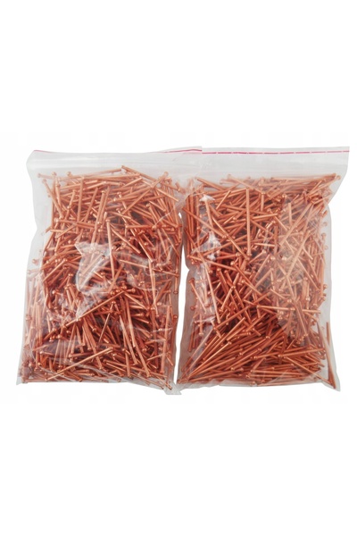 NO BRAND ȘTIFTURI de 2,5 mm, nituri cu acoperire de cupru, 1000 de bucăți, pe...