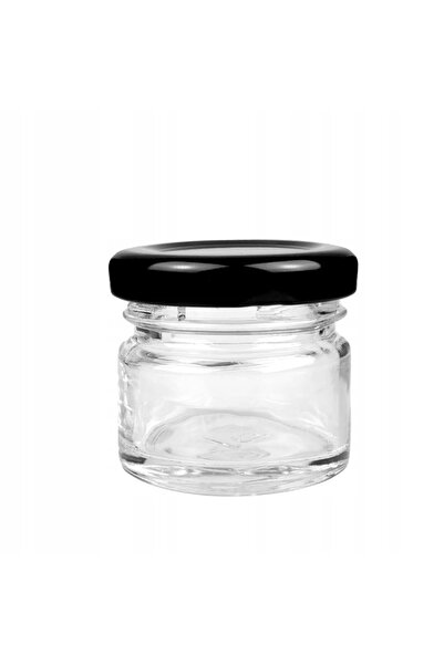 NO BRAND 100x borcane de 30ML cu capac cu filet pentru miere, gem, condimente...