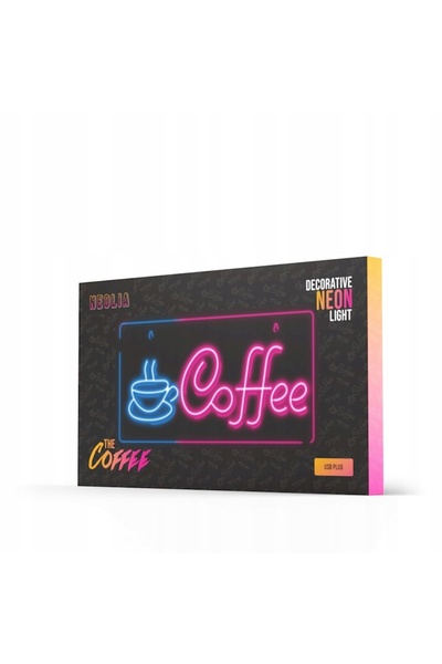 NO BRAND LED Neon pentru perete, publicitate pentru cafenele, suspendat sau d...