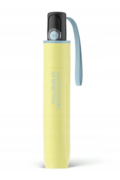 NO BRAND Umbrelă automată Benetton Mini AC - galben pere