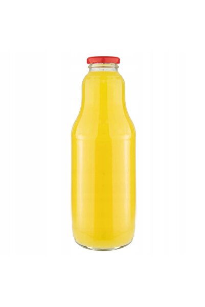 NO BRAND 25x Sticle de sticlă pentru fructe 1L, pentru suc, lapte, 1000ml + C...