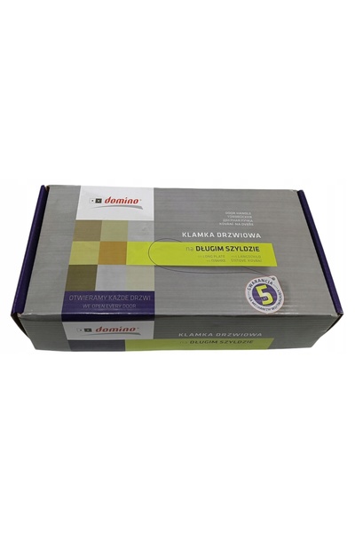 NO BRAND Mâner DOMINO SOLENO auriu mat periat, distanță 72mm, cu blocare WC