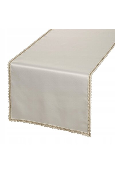 NO BRAND FAȚĂ DE MASĂ DINTĂTĂ 40 X 180 CM CREAM