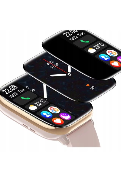Rubicon Ceas de damă Smartwatch Apeluri telefonice PL AMOLED