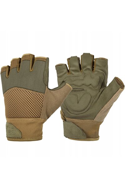 NO BRAND Mănuși tactice de tir fără degete Helikon HF Mk2 Olive/Coyote S