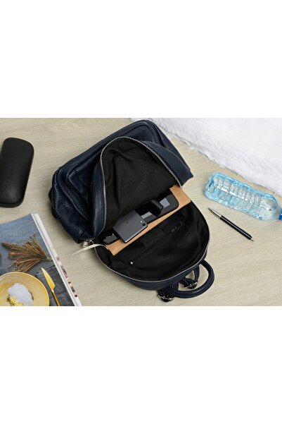 NO BRAND Rucsac din piele pentru femei, format A4, încăpător, rezistent, ital...