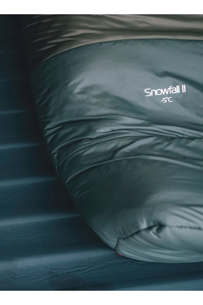 NO BRAND Robens Snowfall II -5C Lung (195 cm) - gri/marin Sac de dormit pentr...