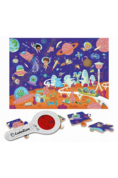 NO BRAND Puzzle Ludattica 24 piese din carton SECRET PUZZLE cosmos