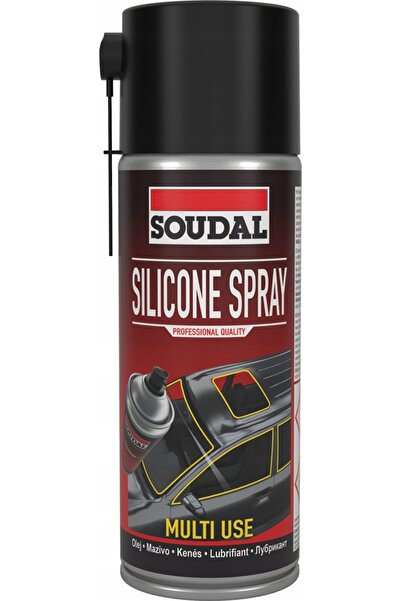 Soudal 4x SILICONE Spray lubrifiant siliconic 400 ml