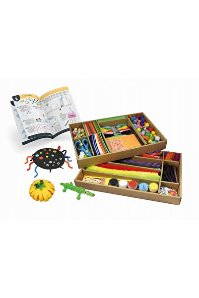 NO BRAND Buki Cutie creativă cu accesorii pentru copii – 20 de activități – 4+