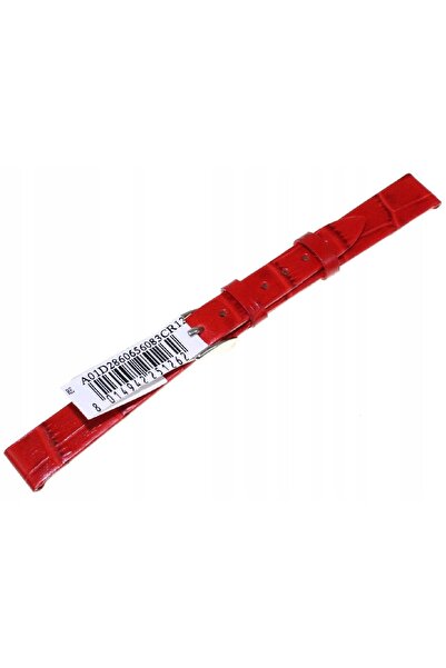 NO BRAND Curea de ceas din piele 12 mm MORELLATO subțire roșie