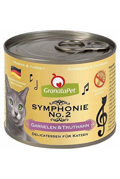 NO BRAND GranataPet Symphonie No.2 hrană pentru pisici, creveți și curcan 12x...