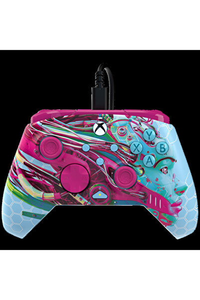 Pdp Rematch GLOW Advanced Android Dreams Controller cu fir pentru PC și Xbox ...