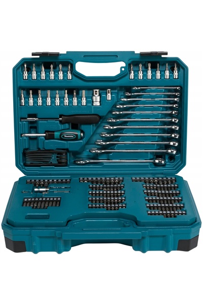 Makita E-17980 - set de biți, chei și unelte 231 piese în valiză