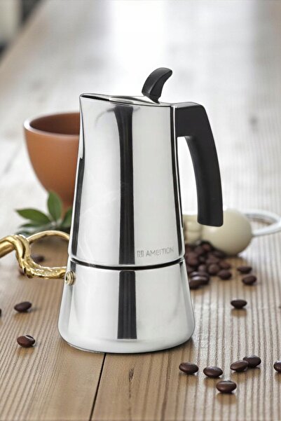 NO BRAND KAWIARKA APARAT DE CAFEA LA PRESIUNE DIN OȚEL 300 ML AMBITION