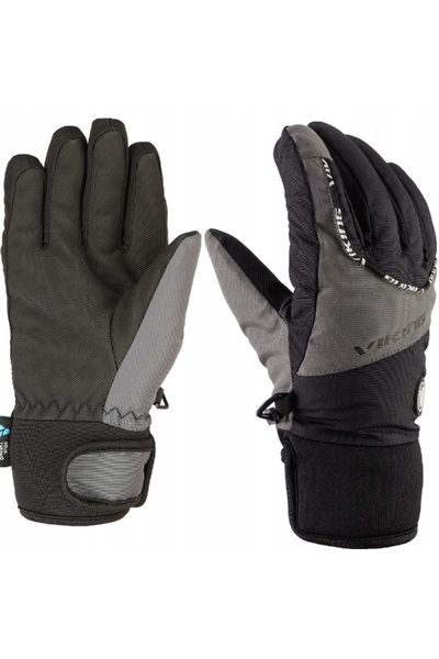 Viking FIN SKI KIDS BLACK 3 mănuși de schi de iarnă pentru copii