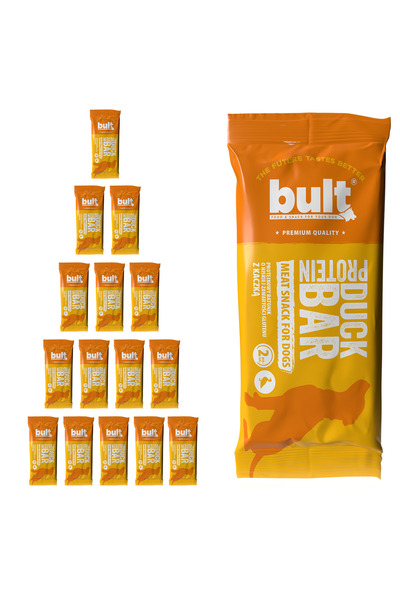 Bult Baton proteic, gustare proteică pentru câini cu rață 15x75g