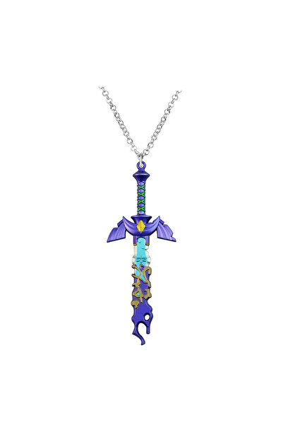 Choice12 N819 Game Theme Legend of Master Sword Necklace Sword Weaponry Penda...