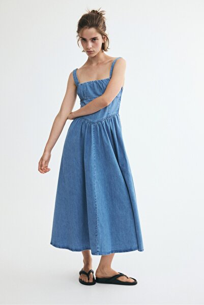 H&M Midi Kot Elbise